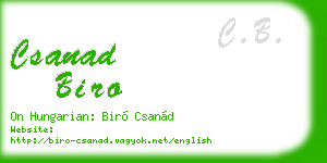 csanad biro business card